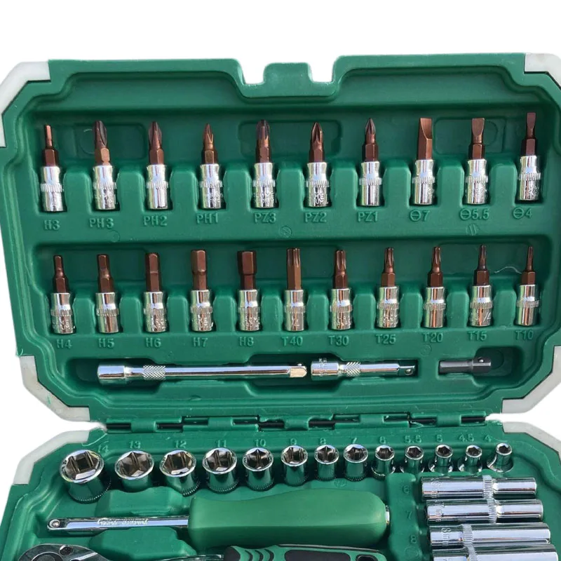 طقم 53 قطعة 1/4" إنش  72 سن