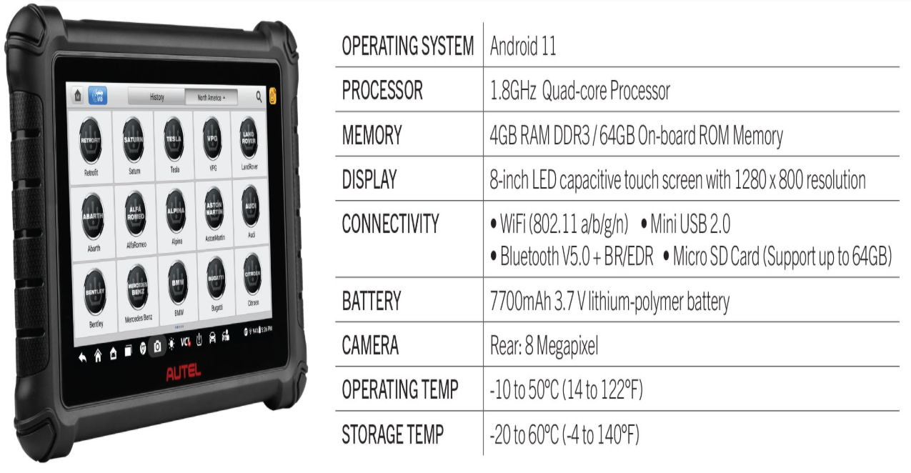 Autel MaxiTPMS TS900 ثلاثة في واحد TPMS والتشخيص وخدمة الكمبيوتر اللوحي اللاسلكي الذي يعمل باللمس
