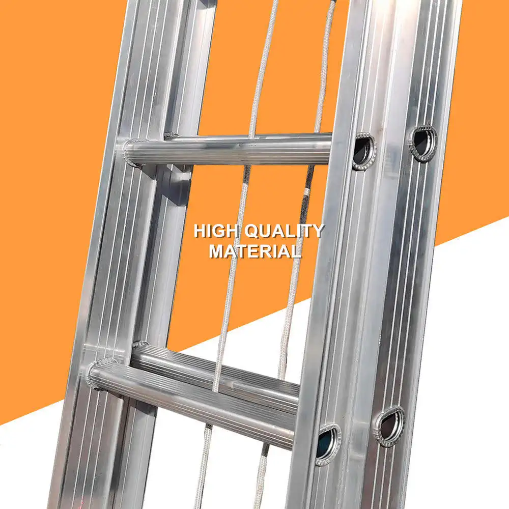 سلم ألمنيوم  2×8 مكون من 8 خطوات طول 4.75 m